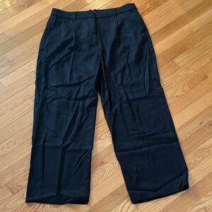 J. Crew Elegant Black Wide Leg Pants